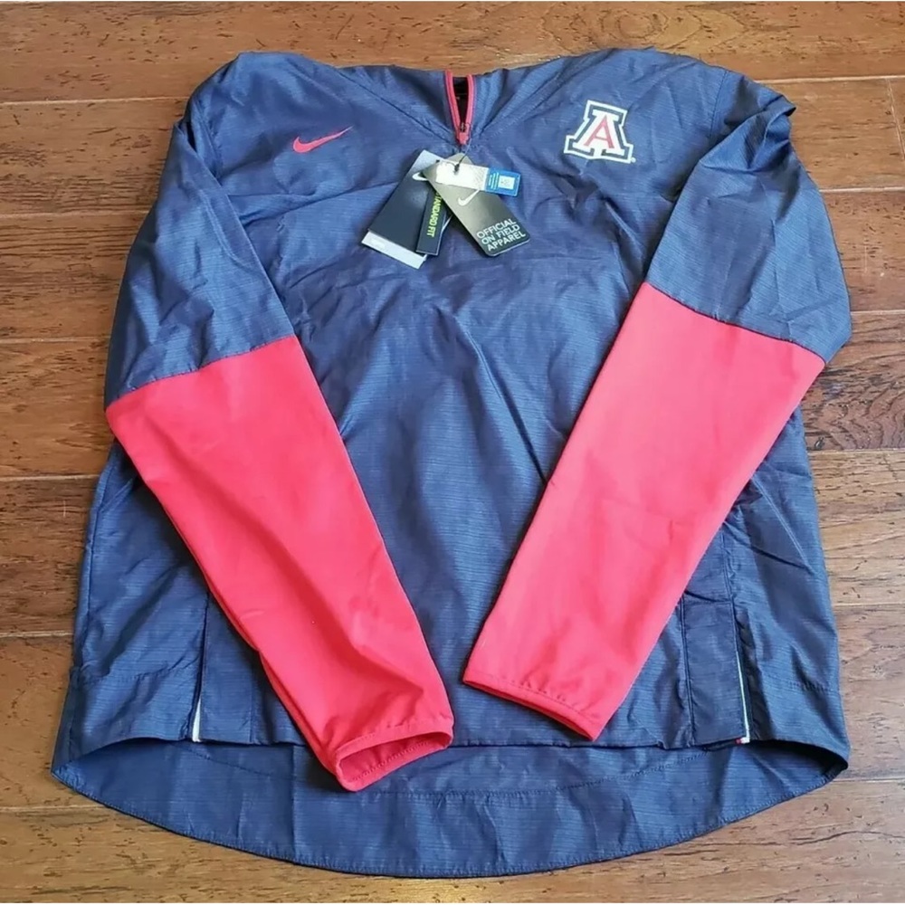 New Nike Arizona Wildcats Football Mens Medium On-Field Pullover Hoodie